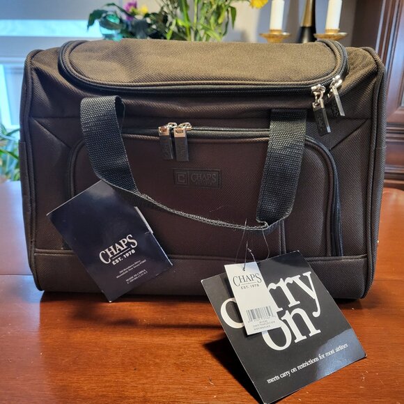 Chaps Carry On Travel Gym Duffel Satchel Bag - Picture 1 of 9